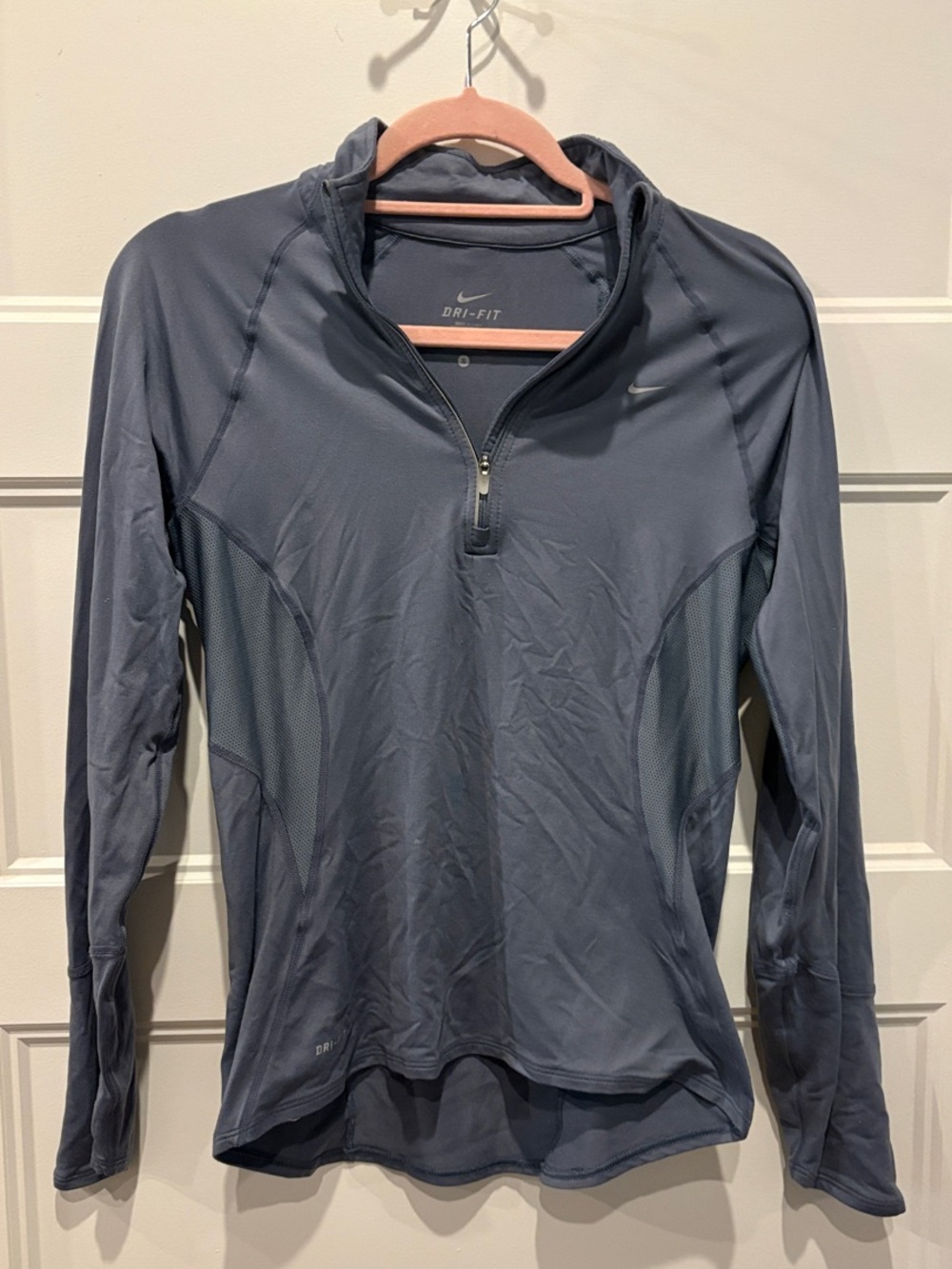 Nike Dri-FIT Half-Zip Long Sleeve Top - Slate